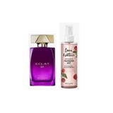 Oriflame Eclat Nuit EDP Kadın Parfümü ve Love Nature Organik Ahududu ve Naneli Enerji Verici Parfüm Misti