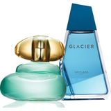 Oriflame Elvie EDT 50 ml Kadın Parfüm + Glacier EDT 100 ml Erkek Parfüm Seti
