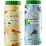 Oriflame Love Nature Vücut Pudrası 2×100 g Kötü Koku Oluşumunu Önleyen Doğal İçerik