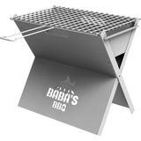 Origami Katlanır Mangal Model 2 / Paslanmaz Çelik / Baba's Bbq - Krom