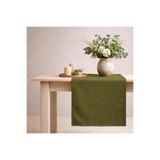 Original Co Organik Ham Keten Masa Runner 40x150 cm - Buldan Dokuma Keten Dekoratif Masa Örtüsü