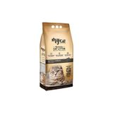 Original Mycat (10 Lt) Topaklanan Bentonit Kedi Kumu Aktif Karbon (Ince Tane)
