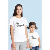 Original Remix Anne Kız & Oğul tişört (TEK ÜRÜN FİYATIDIR KOMBİN YAPMAK İÇİN 2 ADET SEPETE EKLEYİNİZ - 001-Beyaz - 7 - 8 Yaş