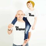 Original Remix Baba Oğul Kız Tişört (Tekli Üründür Kombin Yapmak Için 2 Adet Sepete Ekleyiniz) - XL - Beyaz
