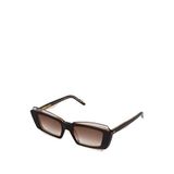 Original Vintage Sunglasses Gloss Double Gd 01 Havana Rose Asetat Unisex Güneş Gözlüğü - Kahverengi