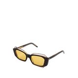 Original Vintage Sunglasses Gloss Double Gd 03 Havana Rose Asetat Unisex Güneş Gözlüğü - Kahverengi