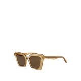 Original Vintage Sunglasses Gloss Gl 01 Senape Kahverengi Asetat Kadın Güneş Gözlüğü