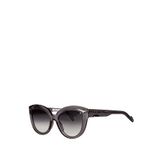 Original Vintage Sunglasses Naples City Nc 04 Dark Grey Füme Asetat Kadın Güneş Gözlüğü