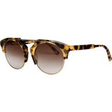 Original Vintage Sunglasses Vivara Col 06 Altın Havana Kahverengi Asetat Unisex Güneş Gözlüğü - 51