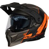 Origine Adventure Cyborg Çene Açılır Motosiklet Kaskı - 2XL - Siyah - Turuncu