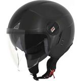 Origine Alpha Açık Kask Hafif Malzeme ile Siyah Renk, Motosiklet Kullanıcıları İçin Konforlu Seçim
