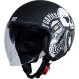 Origine Alpha Fearless Açık Motosiklet Kaskı - Mat Siyah - XL