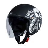 Origine Alpha Fearless Açık Motosiklet Kaskı Mat Siyah