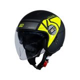 Origine Alpha Track Fluo Açık Kask Siyah - Sarı
