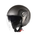 Origine Alpha Track Titanyum Açık Kask Siyah - Titanyum