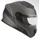 Origine Logic Linear Mat Siyah-Titanyum Kask - XS