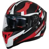 Origine Strada Reveal Kapalı Kask - Siyah - Kırmızı