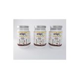 Origo 990ml Hindistan Cevizi Yağı 3 Adet X 330ml || Cam Kavanoz || Food Grade || Soğuk Press