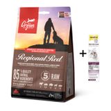Orijen Regional Red 1.8 kg Tahılsız Sığır Etli Yetişkin Kedi Maması + Gimcat 100 gr Malt Extra Kedi Macunu