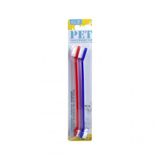 Orijin Pet Kedi Köpek Diş Fırçası 2'li Set Uzun