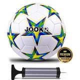 Orijinal 430 gr Futbol Topu Pompa Hediyeli Sert Zemin Halı Saha Futbol Topu Hibrit No:5 Jm Serisi - Sarı - Yeşil - Mavi