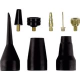 Orijinal 8 Parça Kompresör Aksesuar Seti (Metal Top Iğnesi ve Bisiklet Lastikleri Için Supap Adaptörü Dahil) - 4139695 - Option-1
