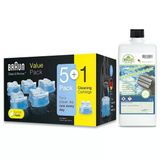 Orijinal Braun Kartuşları Plus Jatop Yedek Sıvı 1 Litre (6 Orijinal, Kutusuz, Kapalı Kartuş)