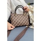 Orijinal Cacharel Monogram Baskılı Omuz ve Çapraz Çantası - Kahverengi