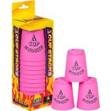 Orijinal Cup Stacks Bardak Oyunu - Speed Cup - Hızlı Bardaklar Oyunu - Hızlı Bardak Oyunu - Pembe