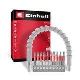 Orijinal Einhell 11 Parça Bit Seti (300 mm Esnek Mil, Kalıcı Mıknatıs, 10 Adet 50 mm Bit, Krom Vanadyum, 1/4 inç E 6.3 Sap, Akülü Vidalama Makineleri İçin) - 49133115