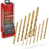 Orijinal Einhell 13 Parça Hss-G Titanyum Kaplamalı Metal Matkap Ucu Seti (Tam Taşlanmış Hss 4341 Çelik, Titanyum Kaplama, 135° Split-Point Uç, Frezelenmiş Tip N Helis, Yuvarlak Sap) - 49427013