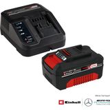 Orijinal Einhell Akü ve Şarj Cihazı Başlangıç Kiti Power X-Change (Akü, Li-Ion, 18 V, 4.0 Ah Akü ve Hızlı Şarj Cihazı, Tüm Power X-Change cihazları ile uyumlu) - 4512042