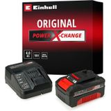 Orijinal Einhell Akü ve Şarj Cihazı Başlangıç Kiti Power X-Change (Akü, Li-Ion, 18 V, 4.0 Ah Akü ve Hızlı Şarj Cihazı, Tüm Power X-Change cihazları ile uyumlu)
