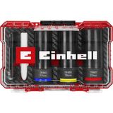 Orijinal Einhell M-Case Mekanik Darbeli Lokma Seti, 5 Parça (80 mm Lokmalar, Ø 17–21 Mm, Crmo Çelik, Diş Derinliği Ölçer, Lastik Tebeşiri, Alaşım Jantlar Için Tekerlek Değişimi) - 49109273