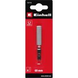 Orijinal Einhell Manyetik Bit Tutucu – 60 mm (1/4" E 6.3 Sap, Krom Vanadyum, Çelik Kılıf, Kalıcı Mıknatıs, Kırmızı Renk Halkası) - 49133110