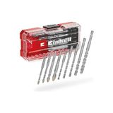 Orijinal Einhell S-CASE 10 Parça Karbür Fayans Matkap Ucu Seti (Takım Çeliğinden Üretilmiştir, Özel Taşlanmış Karbür Plaka, Merkezleme Ucu, Çift Helis, E 6.3 Sap, Saklama Kutusu Dahil) - 49051410