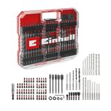 Orijinal Einhell XL-CASE 95 parça darbeye dayanıklı uç ve matkap seti (uçlar, çeşitli matkap uçları, uç tutucu, lokma anahtarı, havşa, matkap durdurucu, pim anahtarı, saklama kutusu dahil) - 49108798