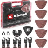 Orijinal Einhell Xl-Plus-Case 35 Parça Multi-Tool Seti – Ahşap Için (Cv Dalma Testereler, Hcs Yarım Daire Testere, Delta Taban Plakası, Zımpara Kağıtları, Dremel Adaptörü) - 49708136