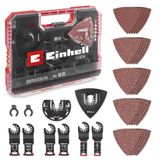 Orijinal Einhell XL-PLUS-CASE 35 Parça Multi-Tool Seti – Ahşap İçin (CV Dalma Testereler, HCS Yarım Daire Testere, Delta Taban Plakası, Zımpara Kâğıtları, Dremel Adaptörü)