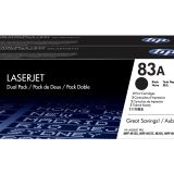 Orijinal HP CF283AD / 83A, 2x Premium yazıcı kartuşu, siyah, 2x 1500 sayfa.