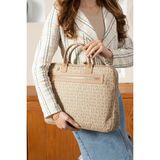Orijinal Just Polo Ayarlanabilir Askılı Lüks Laptop & Evrak Çantası Shopper Ebat 30 x 40 cm - Vizon