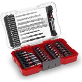Orijinal M-Case 39-Parça Darbeye Dayanıklı Set (25 mm Uçlar, Metal Matkap, Ahşap, Taş, 60 mm Tutucu, Lokma Anahtar, Havşa Ucu, Saklama Kutusu Dahil) - 49108759 - Option-1