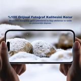 Orijinal Metal Çerçeveli iPhone 17 Air Uyumlu Kamera Lens Koruyucu, Yansıma Önleyici, Silver