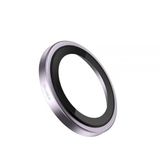 Orijinal Metal Çerçeveli iPhone 17 Uyumlu Kamera Lens Koruyucu, Yansıma Önleyici, Mor