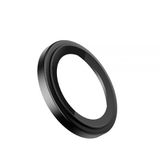 Orijinal Metal Çerçeveli iPhone 17 Uyumlu Kamera Lens Koruyucu, Yansıma Önleyici, Siyah