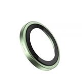 Orijinal Metal Çerçeveli iPhone 17 Uyumlu Kamera Lens Koruyucu, Yansıma Önleyici, Yeşil