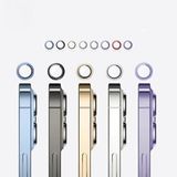 Orijinal Metal Çerçeveli iPhone 17 Uyumlu Kamera Lens Koruyucu, Yansıma Önleyici, Yeşil