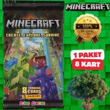 Orijinal Minecraft Treadin Card - Minecraft Oyun Kartları - Minecraft Koleksiyonluk Kartı Minecraft Kart