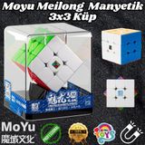 Orijinal MoYu Meilong 3x3 Manyetik Küp Kutulu - Moyu Speed Cube - Moyu 3x3 Zeka Küpü - Zeka Küpü - M