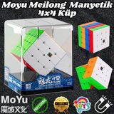 Orijinal Moyu Meilong 4X4 Manyetik Küp Kutulu - Moyu Speed Cube - Moyu 4X4 Zeka Küpü - Zeka Küpü - Magnetic Cube